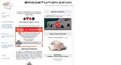 Desktop Screenshot of bridgetuition.co.uk